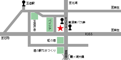 玉造委託発売所の地図